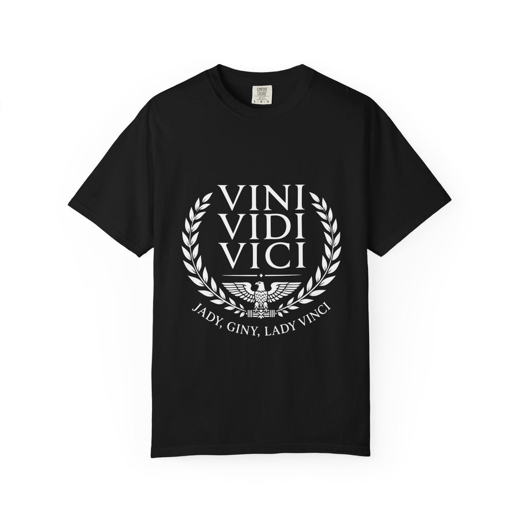 Black Garment-Dyed T-Shirt — Classic Minimal Crew Tee